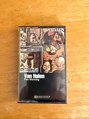 Van Halen Fair Warning Vintage Cassette Tape 1981 Warner Bros. Records (9098)
